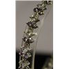Image 2 : Stylish Sterling Silver Lab Tanzanite & Sapphire Bracelet. (28B)
