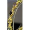 Image 2 : Beautiful Yellow Gold over Sterling Silver Multi Lab Gems Bracelet. (146B)