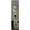 Image 1 : Beautiful Sterling Silver Lab Multi Gems Bracelet. (151B)