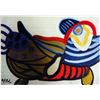 Image 1 : Karel Appel Oil on Paper - Bird