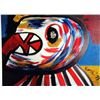 Image 1 : Karel Appel Oil on Paper - The Dragon