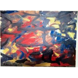 Karel Appel Oil on Paper - The Soul