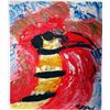 Image 1 : Karel Appel Oil on Paper - The Bird