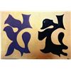 Image 1 : Jean Hans Arp Oil on Paper - Two Characters