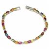 Image 3 : Natural Fancy Sapphire & Ruby Bracelet