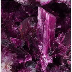 Natural Erythrite Spaerocobalti and Talmessite Crystal