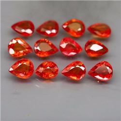 Natural Pear Red Sapphire 4.20 Cts