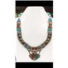 Image 1 : Tibet Hand Made Turquoise & Coral Necklace