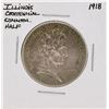 Image 1 : 1918 Illinois Centennial Commemorative Half Dollar Coin