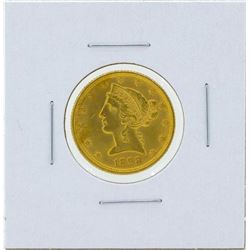 1898 $5 Liberty Head Half Eagle Gold Coin