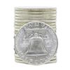 Image 2 : Roll of (20) 1960 Brilliant Uncirculated Franklin Half Dollar Coins