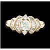 Image 1 : 14KT Yellow Gold 1.13ctw Diamond Ring