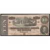 Image 1 : 1864 $10 The Confederate States of America Note