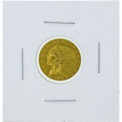 1913 $2 1/2 Indian Head Quarter Eagle Gold Coin