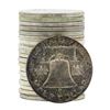 Image 2 : Roll of (20) 1956 Brilliant Uncirculated Franklin Half Dollar Coins
