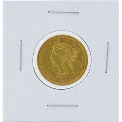 1880 $5 Liberty Head Half Eagle Gold Coin