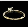 Image 3 : 14KT Two Tone Gold 0.25ct Diamond Ring