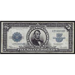 1923 $5 Porthole Silver Certificate Note