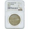 Image 1 : 1930J Germany 5 Marks Graf Zeppelin Coin NGC MS63