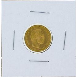 1900 Denmark 10 Kronor Gold Coin