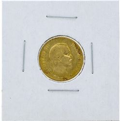 1859 France 10 Francs Gold Coin