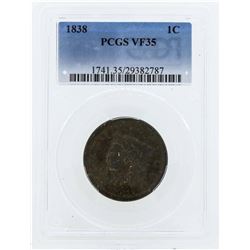 1838 Cornet Head Cent PCGS VF35
