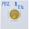 Image 1 : 1912 $2 1/2 Indian Head Quarter Eagle Gold Coin