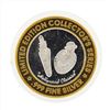Image 2 : .999 Silver Grand Casino $10 Casino Gaming Token Limited Edition