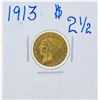 Image 1 : 1913 $2 1/2 Indian Head Quarter Eagle Gold Coin