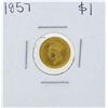 Image 1 : 1857 $1 Indian Princess Head Gold Dollar Coin