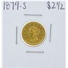 Image 1 : 1879-S $2 1/2 Liberty Head Quarter Eagle Gold Coin