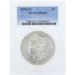 1878-CC $1 Morgan Silver Dollar Coin PCGS MS65+