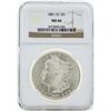 Image 1 : 1881-CC $1 Morgan Silver Dollar Coin NGC MS66