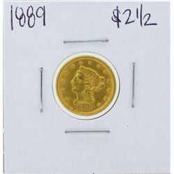 1889 $2 1/2 Liberty Head Quarter Eagle Gold Coin