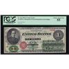 Image 1 : 1862 $1 Legal Tender Note PCGS Choice About New 55