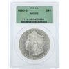 Image 1 : 1880-S $1 Morgan Silver Dollar Coin PCGS MS65