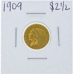 1909 $2 1/2 Indian Head Quarter Eagle Gold Coin