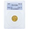 Image 1 : 1927 $2 1/2 Indian Head Quarter Eagle Gold Coin PCGS MS62