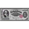Image 1 : 1891 $1 Martha Washingon Silver Certificate Note