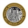 Image 2 : .999 Silver Reno Hilton $10 Casino Gaming Token Limited Edition