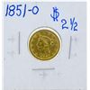 Image 1 : 1851-O $2 1/2 Liberty Head Quarter Eagle Gold Coin