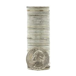 Roll of (40) 1943-S Brilliant Uncirculated Washington Quarters