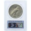 Image 2 : 1927 $1 Peace Silver Dollar Coin PCGS Genuine AU Details