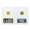 Image 2 : Set of (2) 2015 $5 American Gold Eagle Coins PCGS MS70 & PR70DCAM