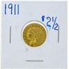 Image 1 : 1911 $2 1/2 Indian Head Quarter Eagle Gold Coin