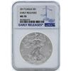 Image 1 : 2017 $1 American Silver Eagle Coin NGC MS70 Early Releases