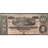 Image 1 : 1864 $10 The Confederate States of America Note