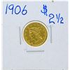 Image 1 : 1906 $2 1/2 Liberty Head Quarter Eagle Gold Coin