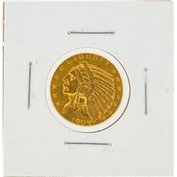 1909-D $5 Indian Head Eagle Gold Coin XF