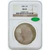 Image 1 : 1880 $1 Morgan Silver Dollar Coin NGC MS65 CAC